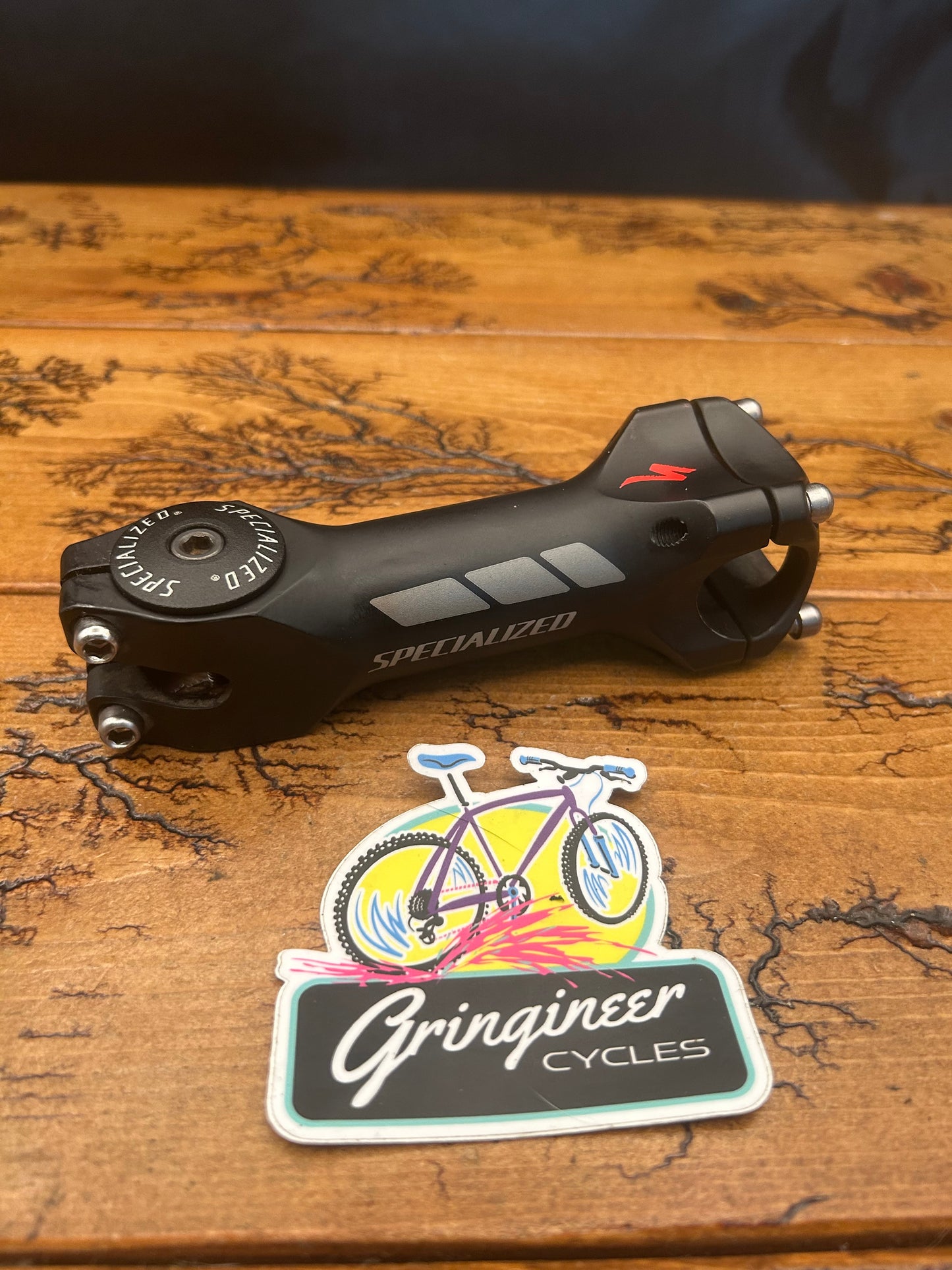 Specialized 110mm 6 Degree Rise 25.4mm 1 1/8 Stem With Top Cap