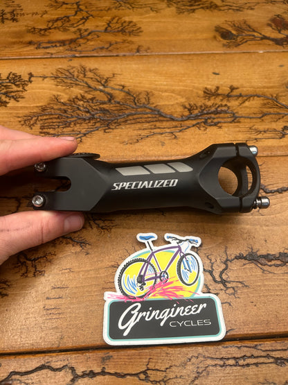 Specialized 110mm 6 Degree Rise 25.4mm 1 1/8 Stem With Top Cap