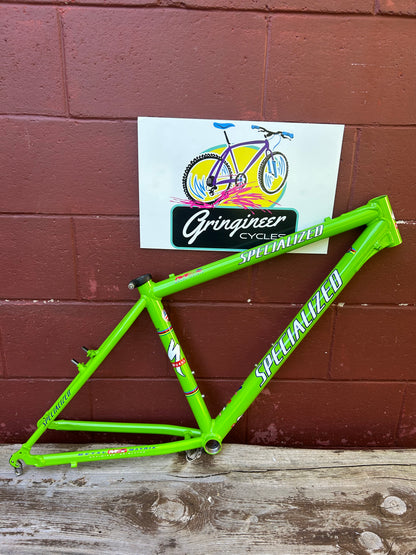 1998 17" Specialized S-Works Stumpjumper M2 Lime Green Frame