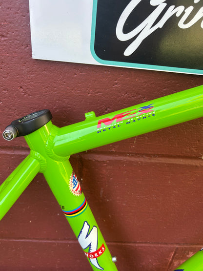 1998 17" Specialized S-Works Stumpjumper M2 Lime Green Frame