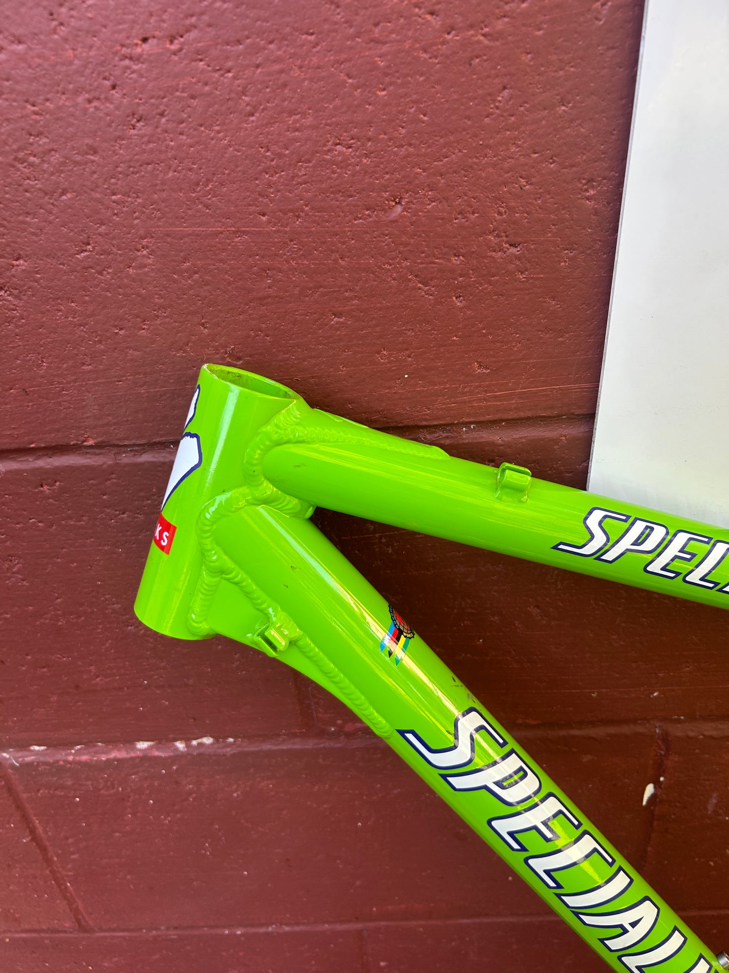 1998 17" Specialized S-Works Stumpjumper M2 Lime Green Frame