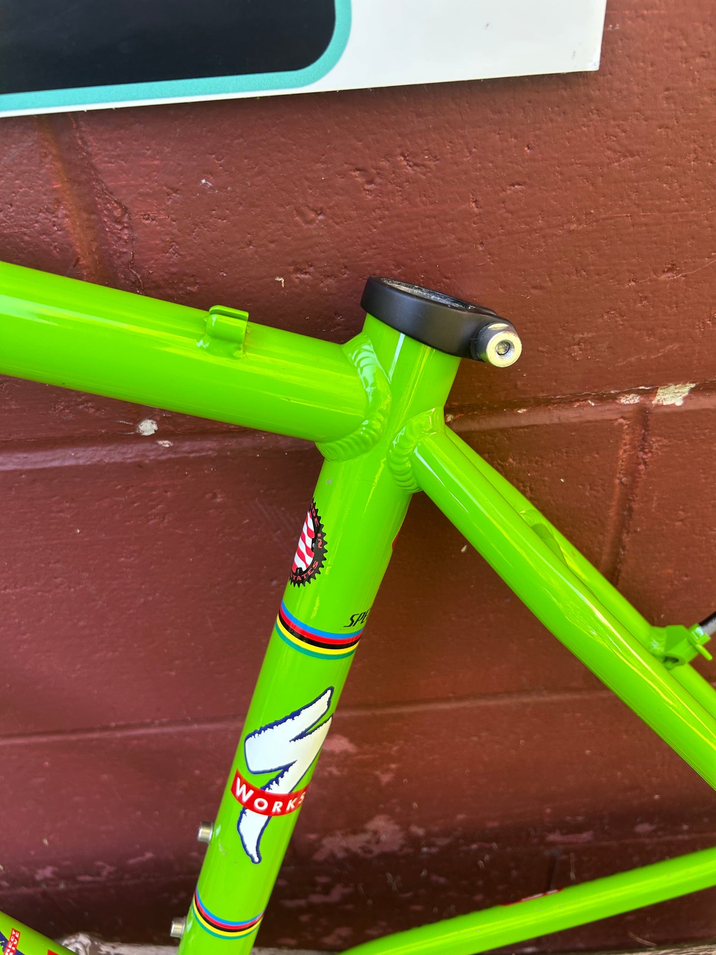 1998 17" Specialized S-Works Stumpjumper M2 Lime Green Frame