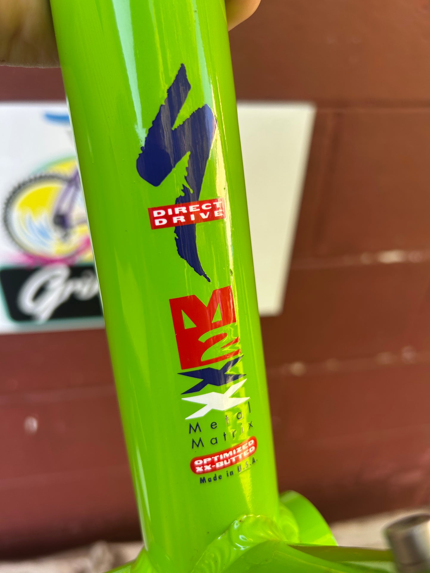 1998 17" Specialized S-Works Stumpjumper M2 Lime Green Frame