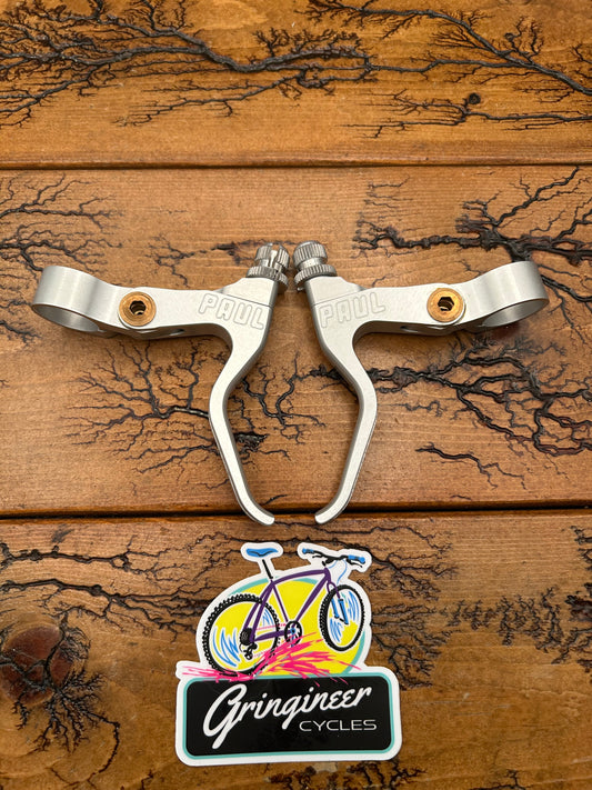 Paul Components Love Lever Compact Silver Early Gen 2/3 Brake Levers NOS
