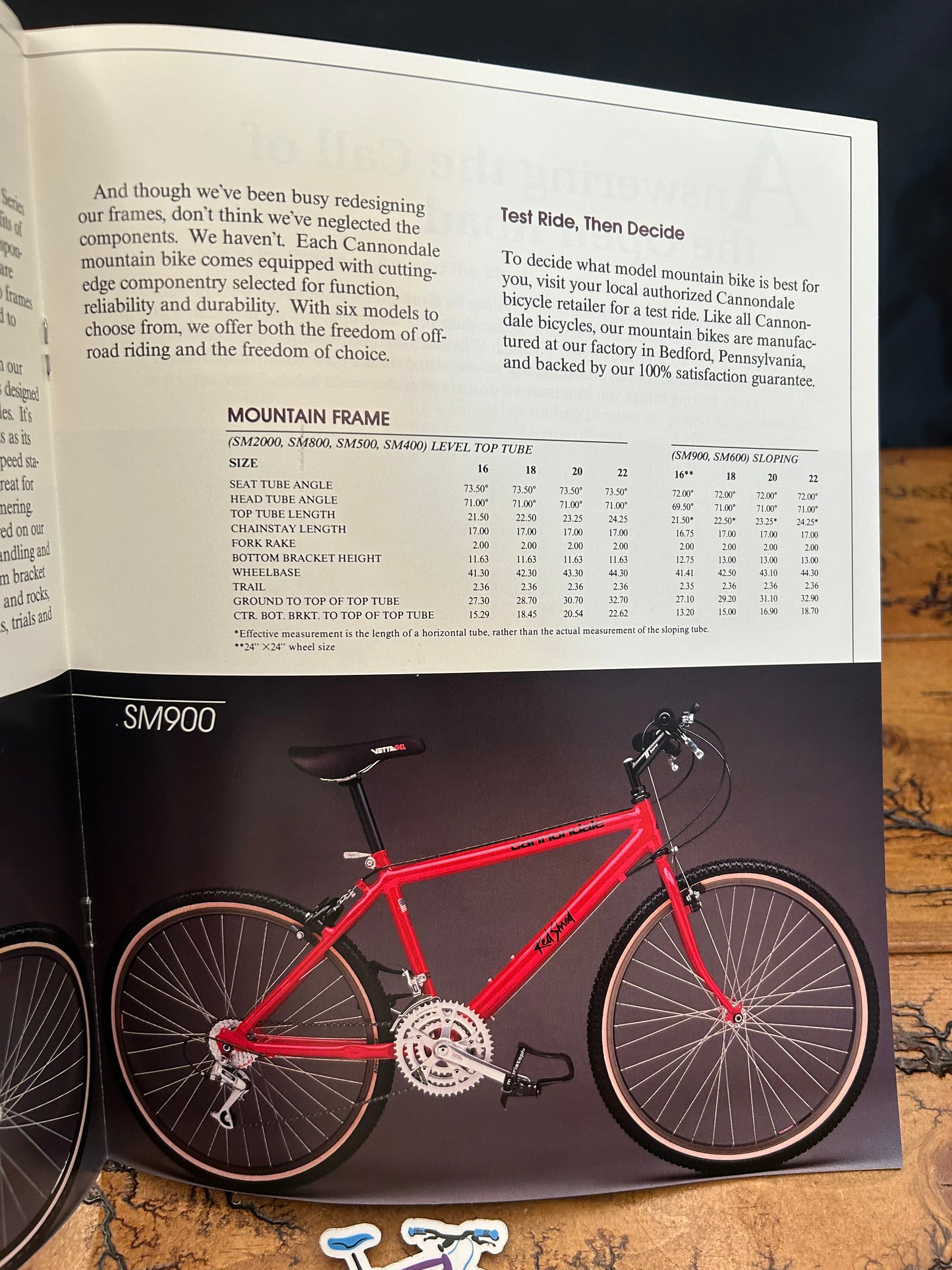1989 Cannondale Catalog