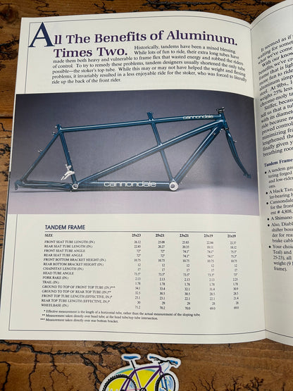 1989 Cannondale Catalog
