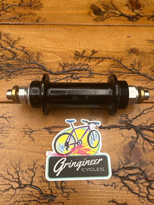 Paul Components WORD 135mm 36 Hole Black Rear Single Speed Hub NOS