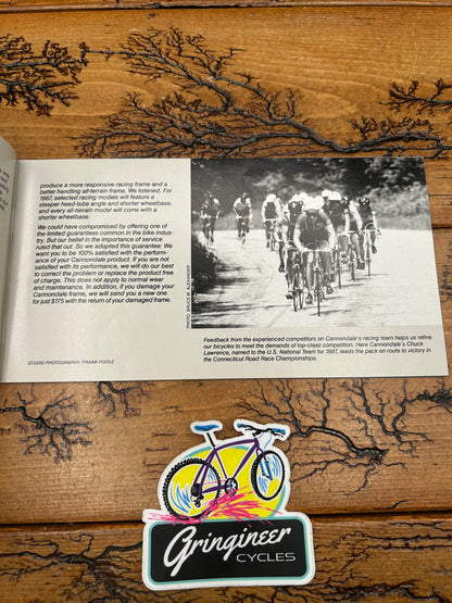 1987 Cannondale Catalog