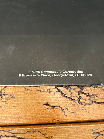 1986 Cannondale Catalog and Folder