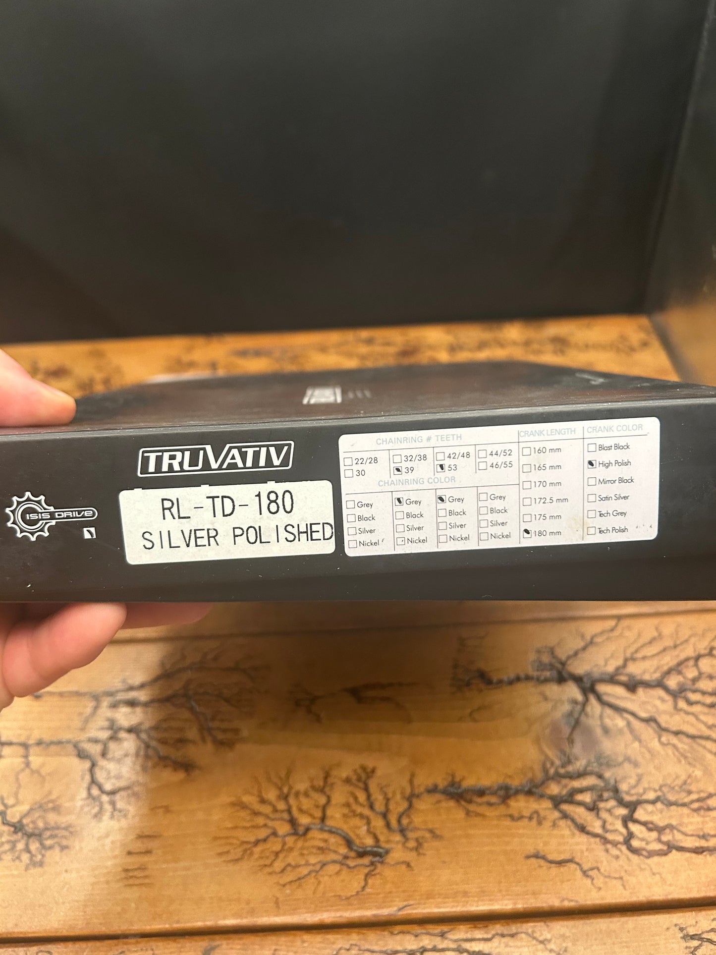 Truvativ Rouleur 53/39 180mm ISIS Drive Crankset NOS