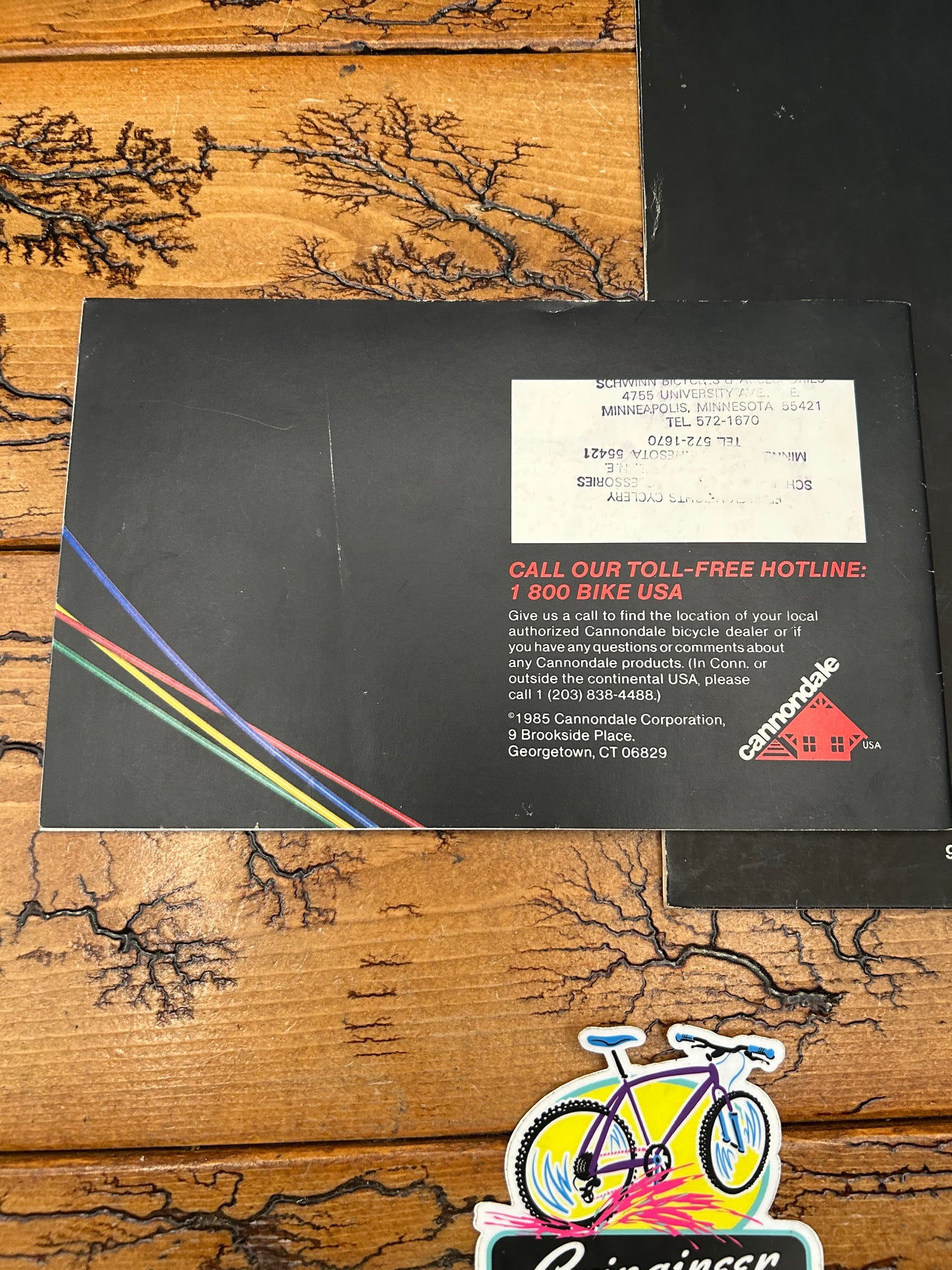1986 Cannondale Catalog and Folder