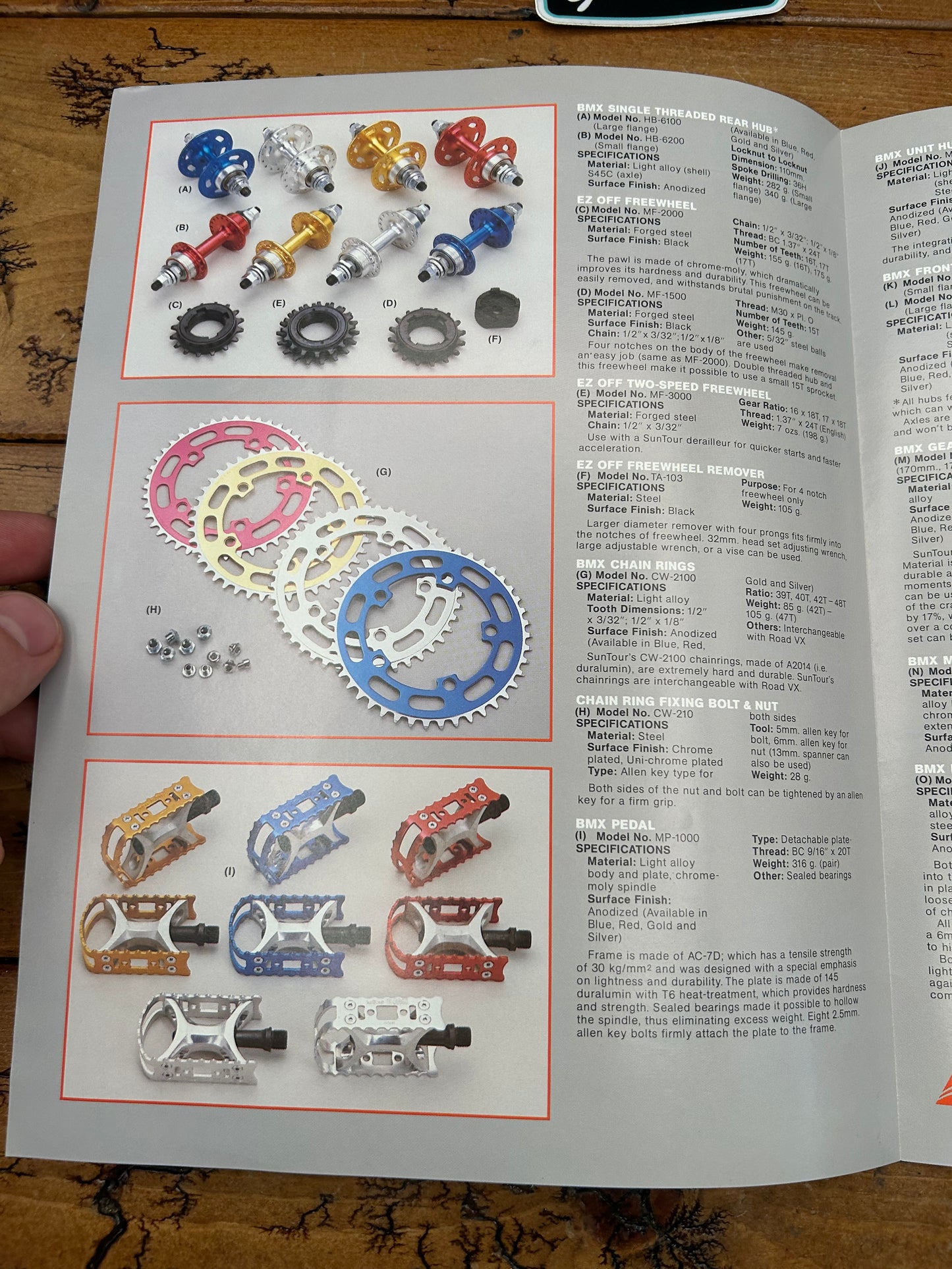 Suntour BMX Flyer / Catalog