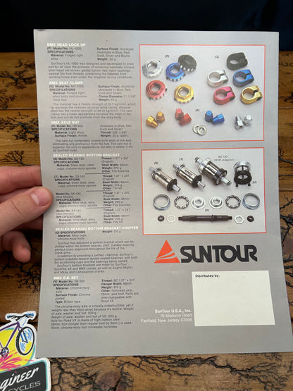 Suntour BMX Flyer / Catalog