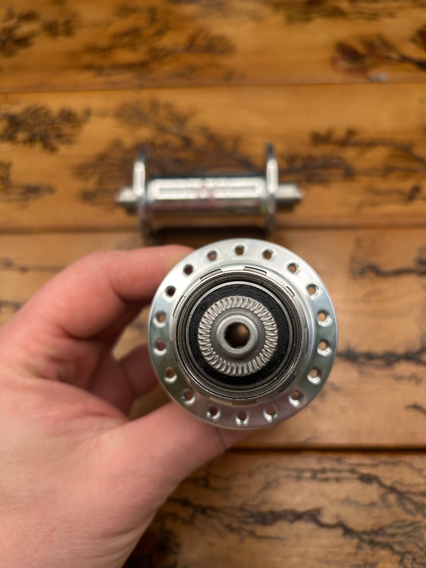 Phil Wood Touring 100/135 36 Hole QR Rim Brake Hub Set NOS