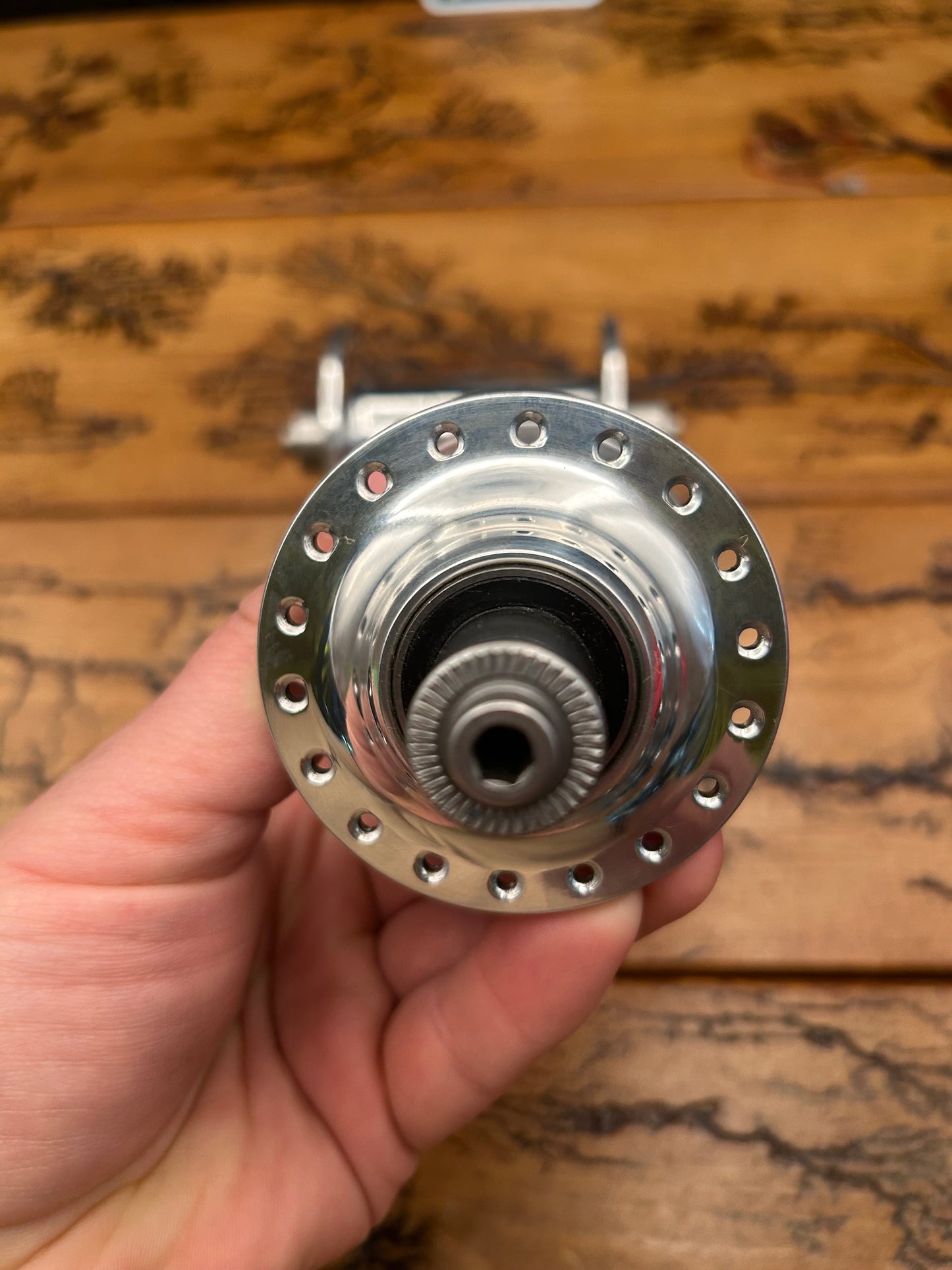 Phil Wood Touring 100/135 36 Hole QR Rim Brake Hub Set NOS