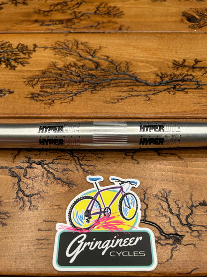 Answer Hyperlite 585mm 3 Degree 25.4mm Silver Handlebar