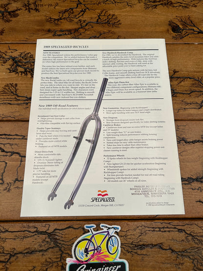 1989 Specialized Catalog