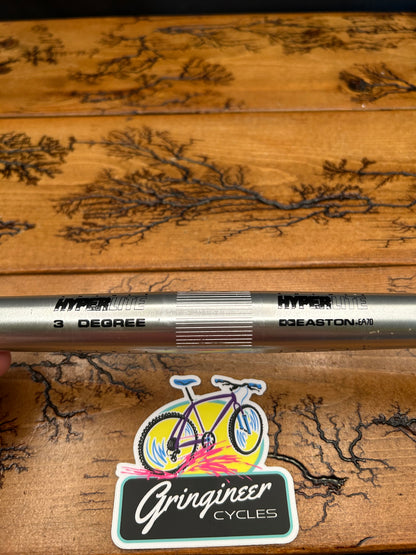 Answer Hyperlite 585mm 3 Degree 25.4mm Silver Handlebar