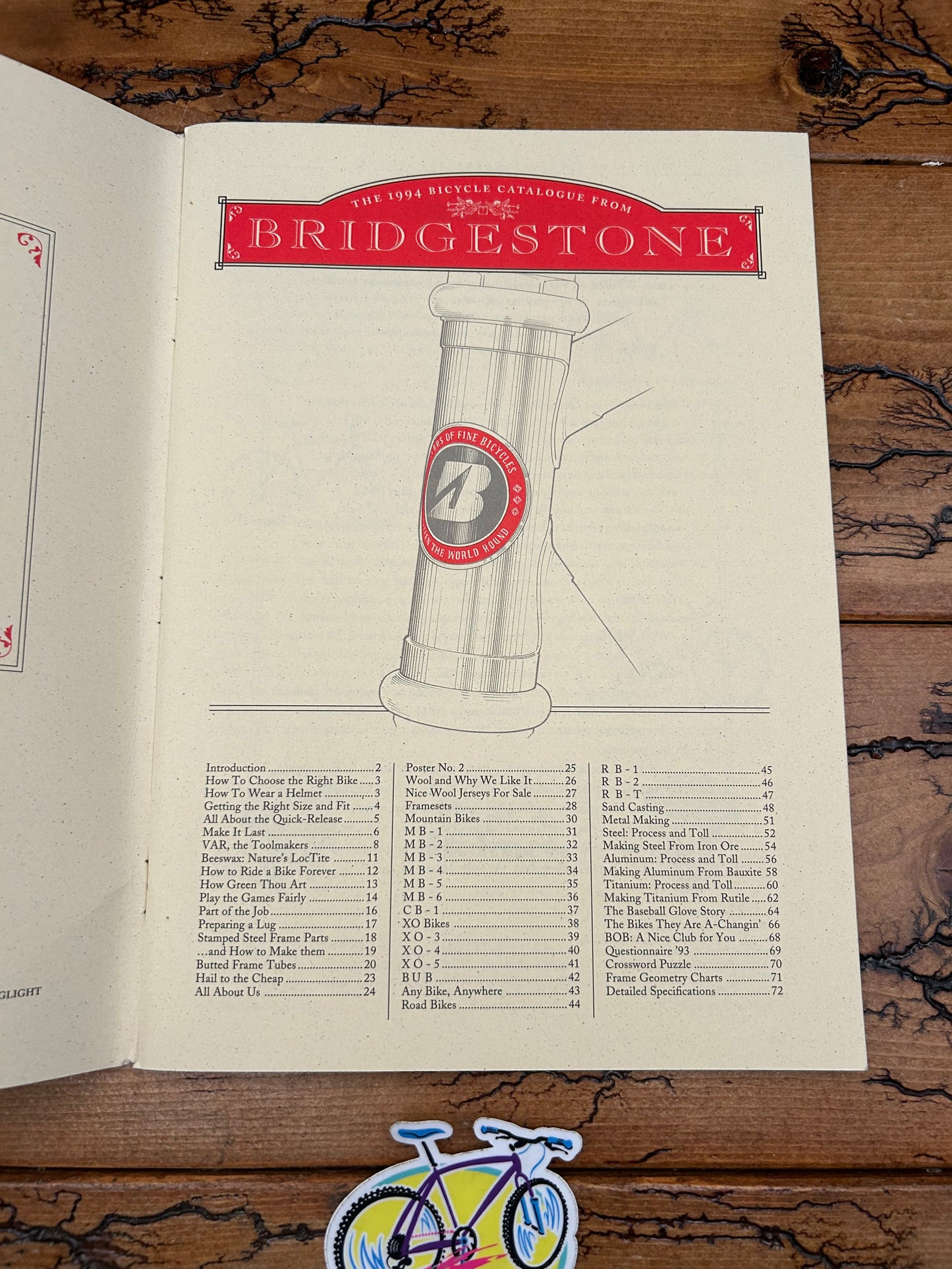 1994 Bridgestone Catalog