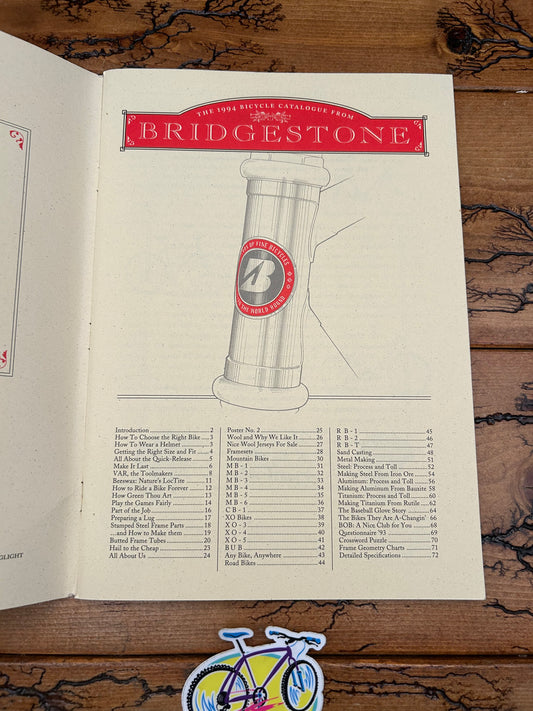 1994 Bridgestone Catalog