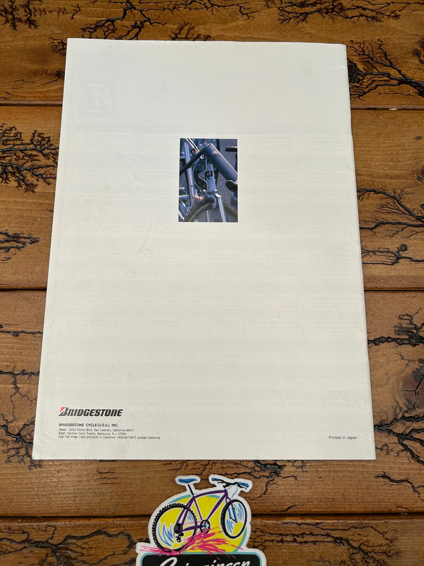 1988 Bridgestone Catalog