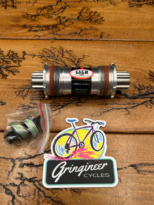 Truvativ Giga Pipe Titanium 68x108mm Bottom Bracket NOS