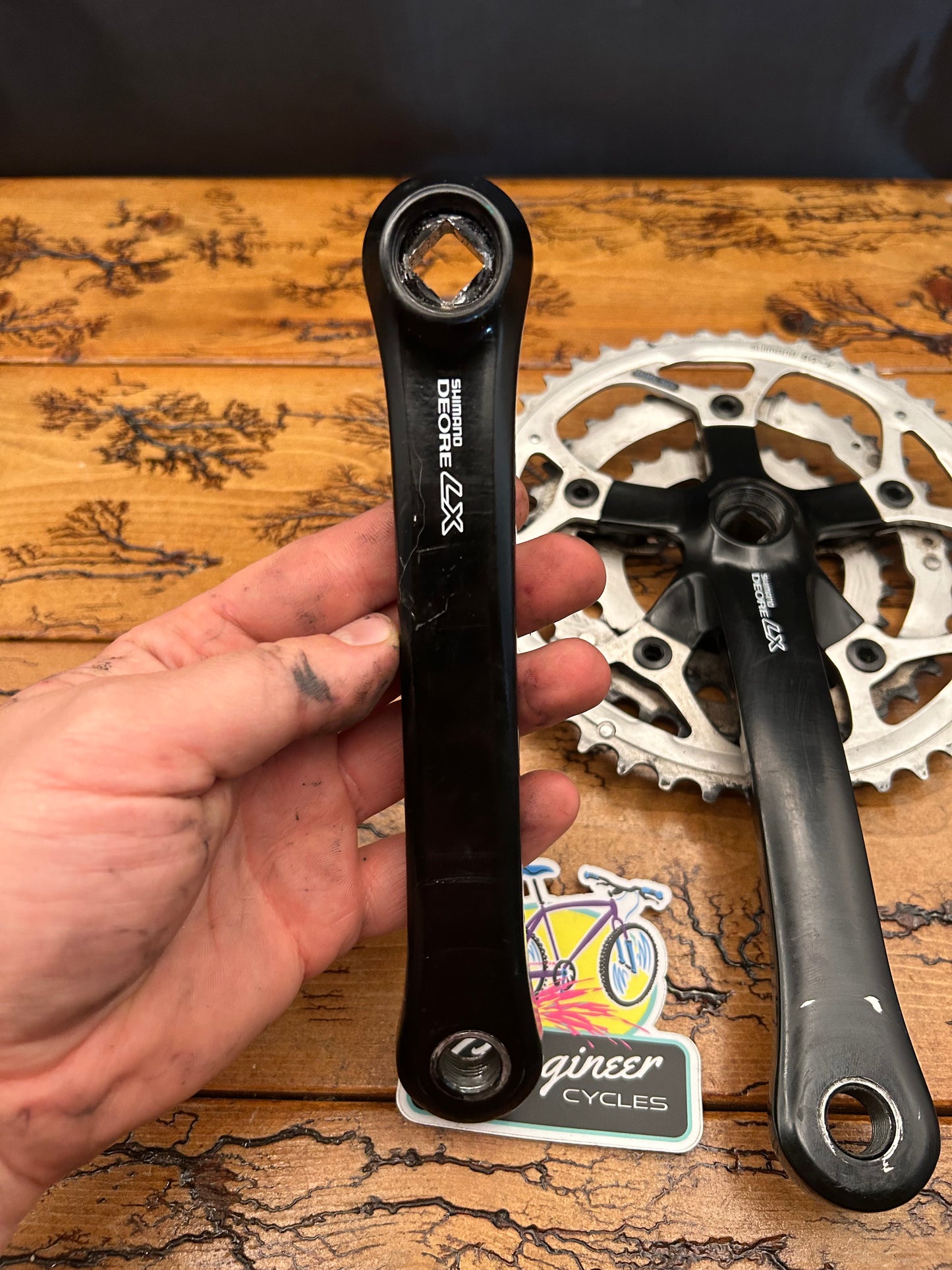 Shimano Deore LX FC-M560 46/36/26 175mm Black Crankset
