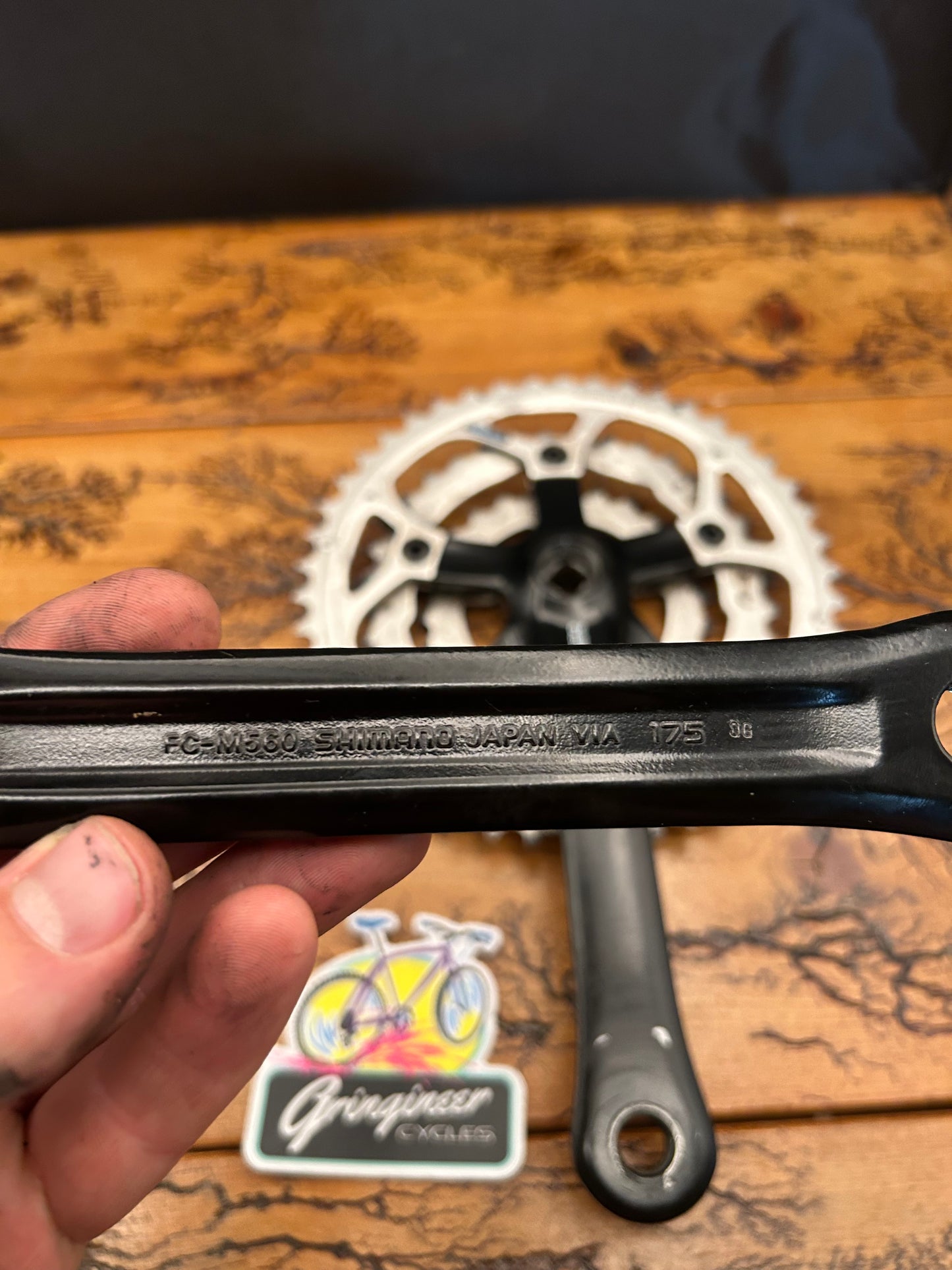 Shimano Deore LX FC-M560 46/36/26 175mm Black Crankset