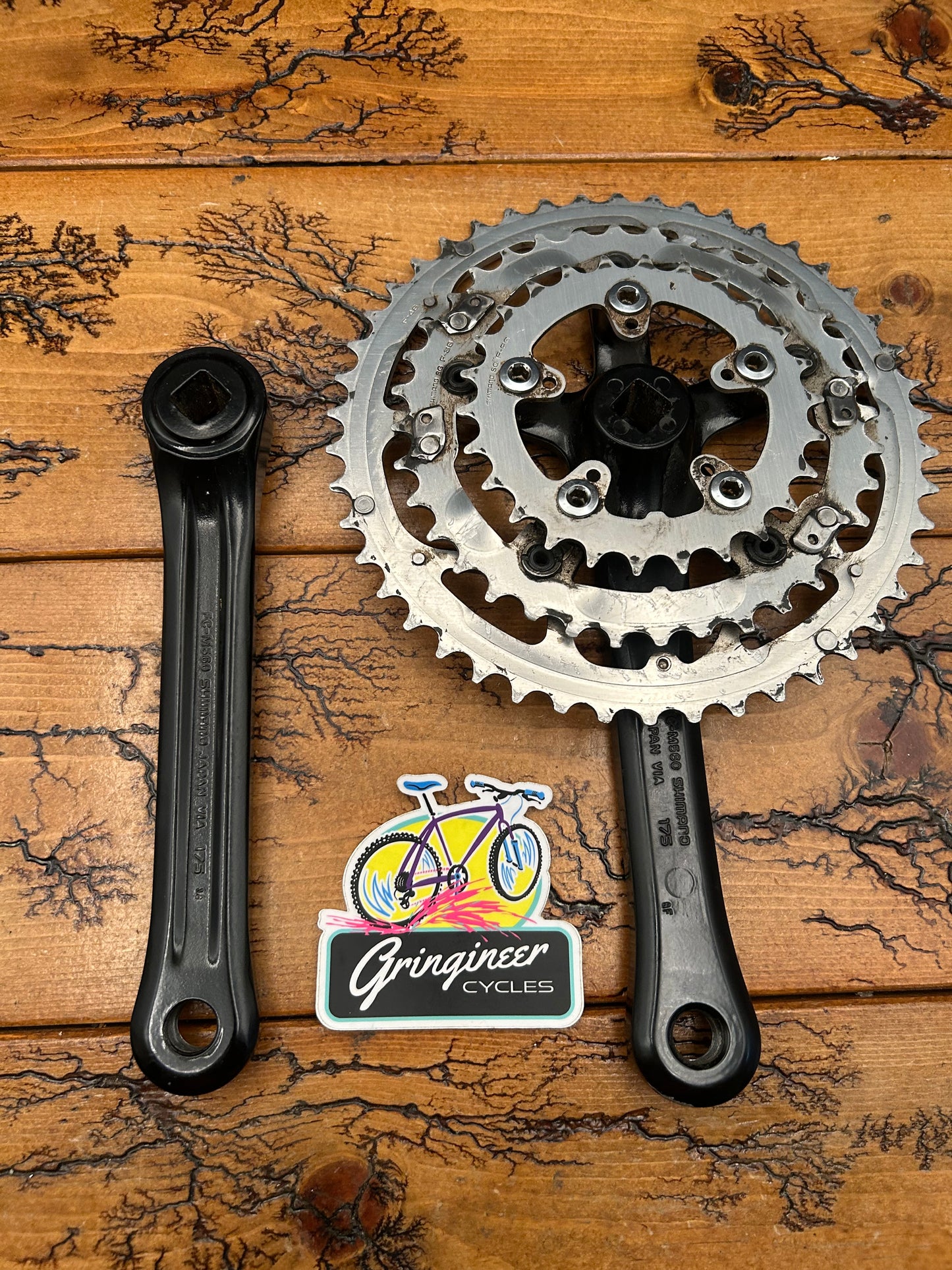 Shimano Deore LX FC-M560 46/36/26 175mm Black Crankset