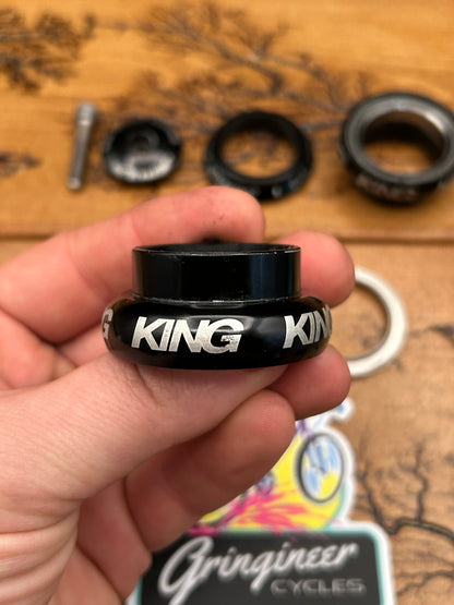 Chris King 1 1/8 Inch Nothreadset Threadless Black Headset