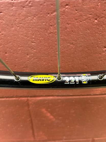 Mavic 221 Shimano Deore LX Black 26 Inch Wheelset
