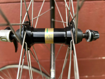 Mavic 221 Shimano Deore LX Black 26 Inch Wheelset