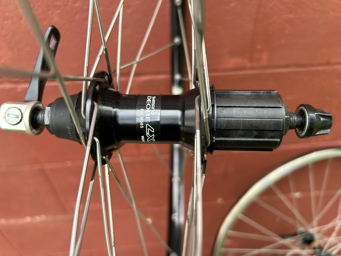 Mavic 221 Shimano Deore LX Black 26 Inch Wheelset