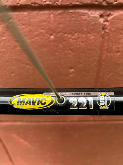 Mavic 221 Shimano Deore LX Black 26 Inch Wheelset