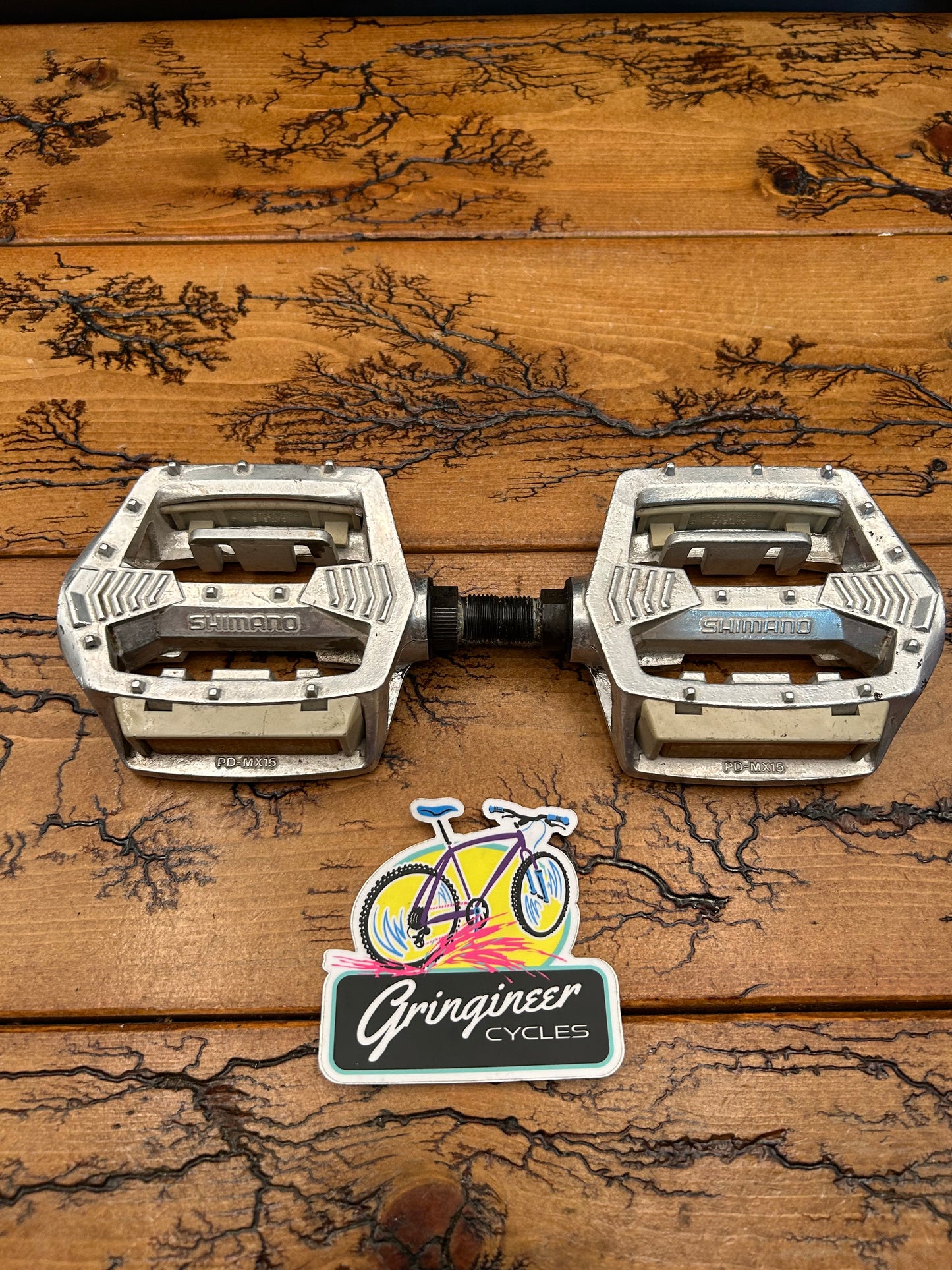 Shimano PD-MX15 Silver 9/16 Flat Pedals