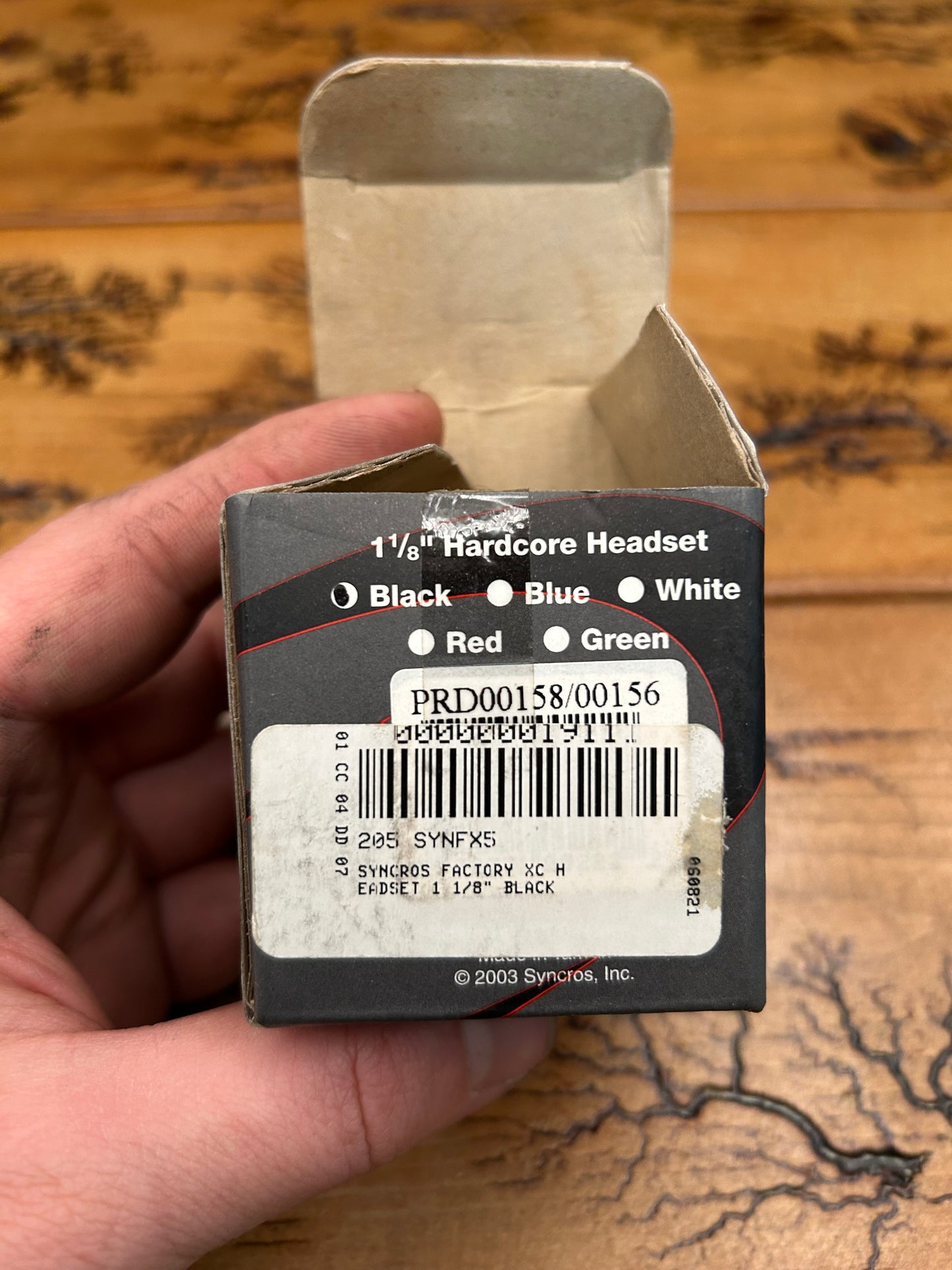 Syncros Factory XC Black 1 1/8 Inch Threadless Headset NOS