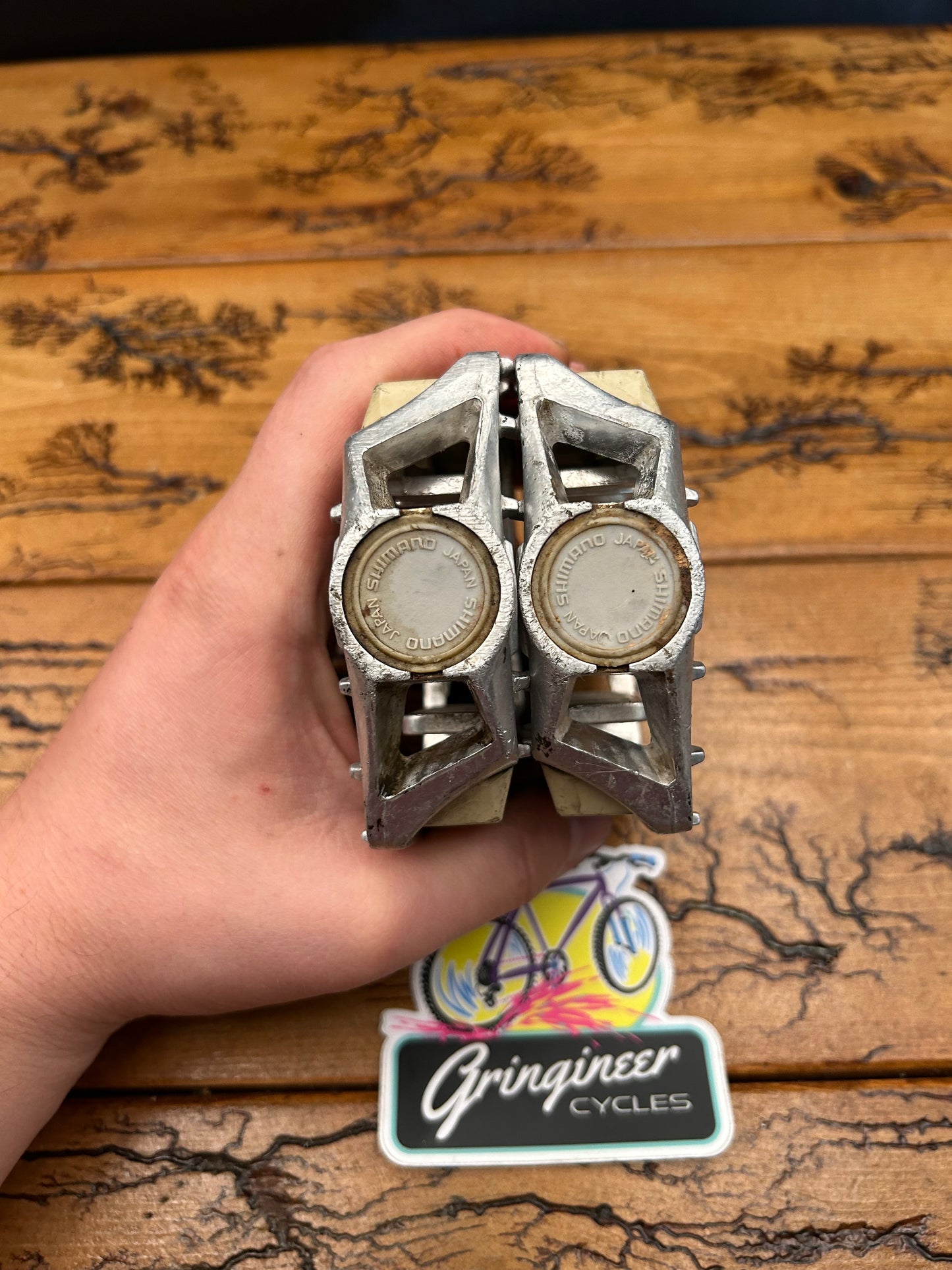 Shimano PD-MX15 Silver 9/16 Flat Pedals