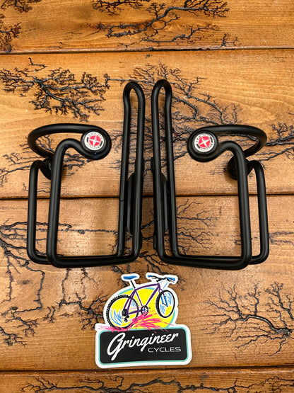 Schwinn Quality Black Aluminum Water Bottle Cages