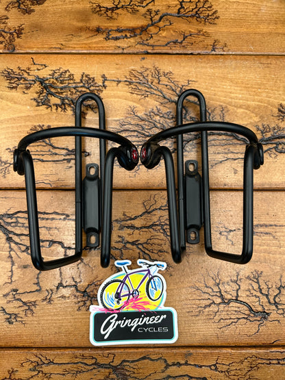 Schwinn Quality Black Aluminum Water Bottle Cages