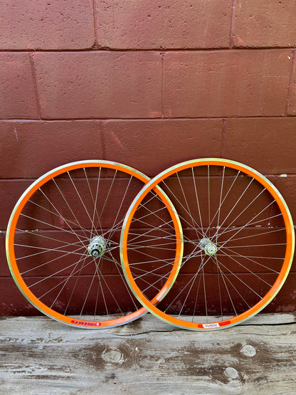 Velocity Fusion White Industries Phil Wood 700c QR Rim Brake Wheelset