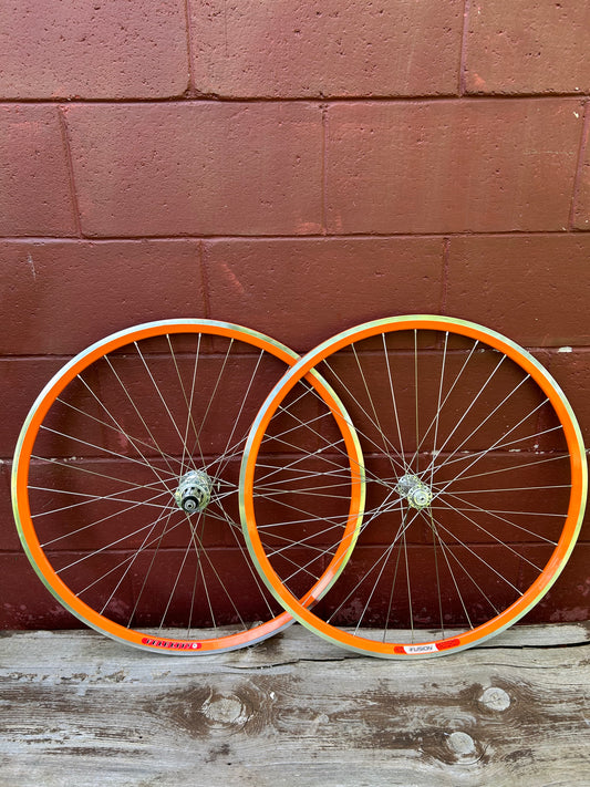 Velocity Fusion White Industries Phil Wood 700c QR Rim Brake Wheelset