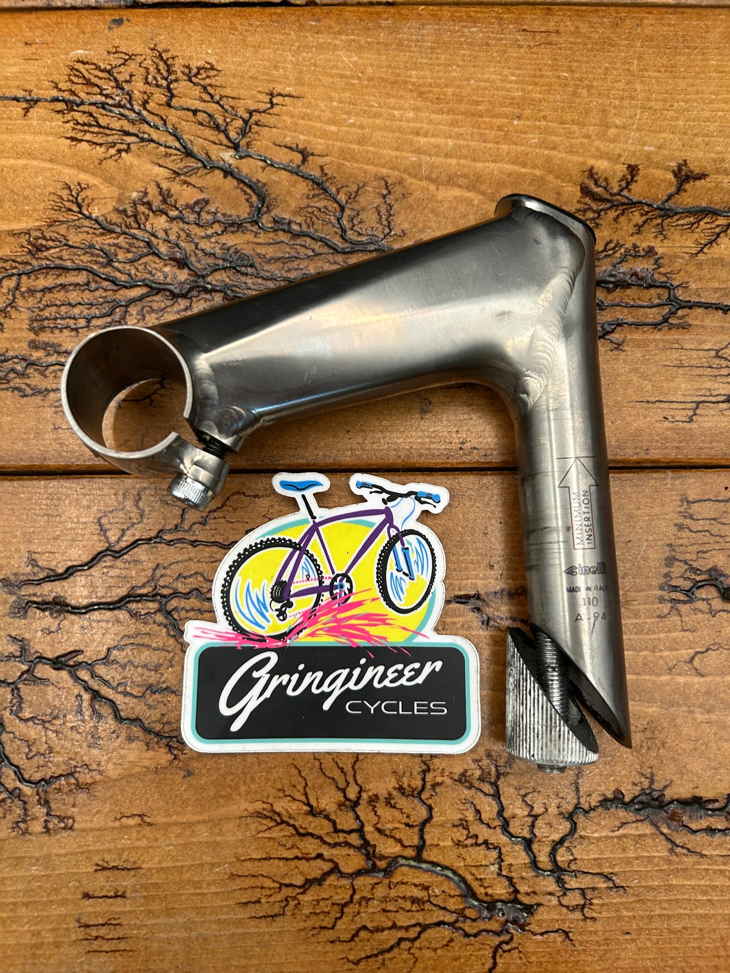 Cinelli Grammo Titanium 110mm 1 Inch Quill Stem