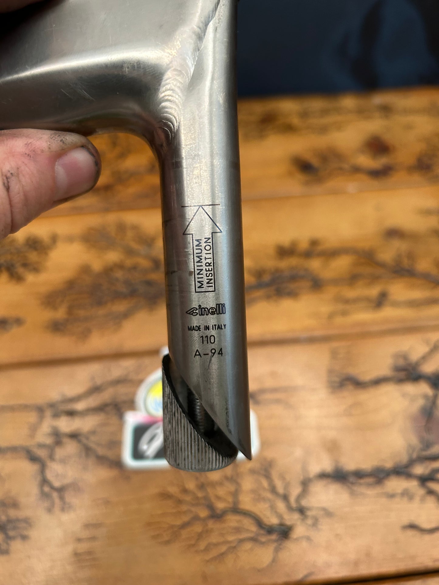 Cinelli Grammo Titanium 110mm 1 Inch Quill Stem