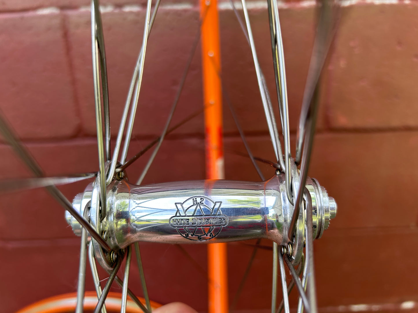 Velocity Fusion White Industries Phil Wood 700c QR Rim Brake Wheelset