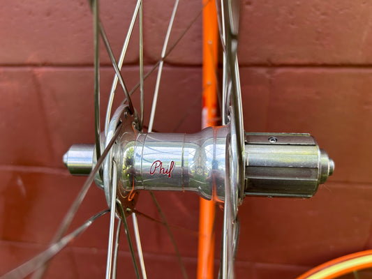 Velocity Fusion White Industries Phil Wood 700c QR Rim Brake Wheelset
