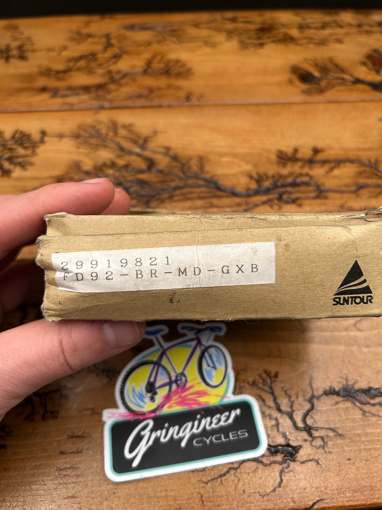 Suntour FD92-BR-MD-GXB Micro Drive Braze On Front Derailleur NOS