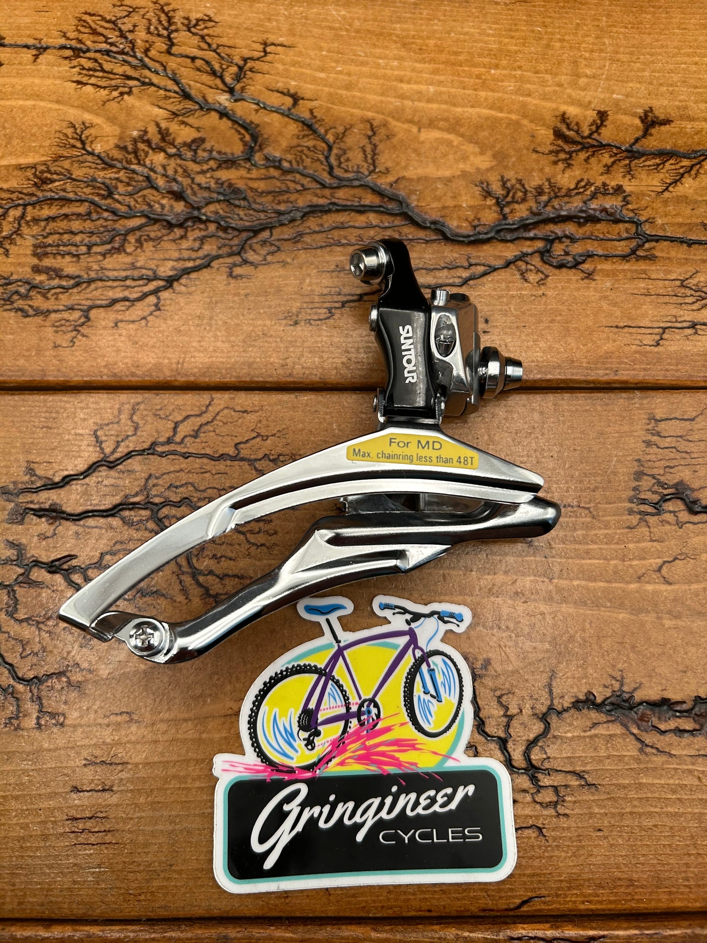 Suntour FD92-BR-MD-GXB Micro Drive Braze On Front Derailleur NOS