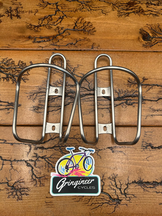 King Cage Stainless Steel Water Bottle Cages Set of 2