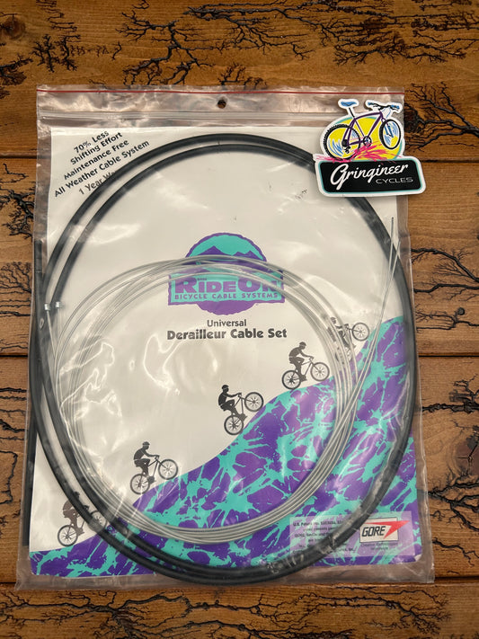 Gore Ride On Universal Derailleur Cable Set With Black Housing NOS