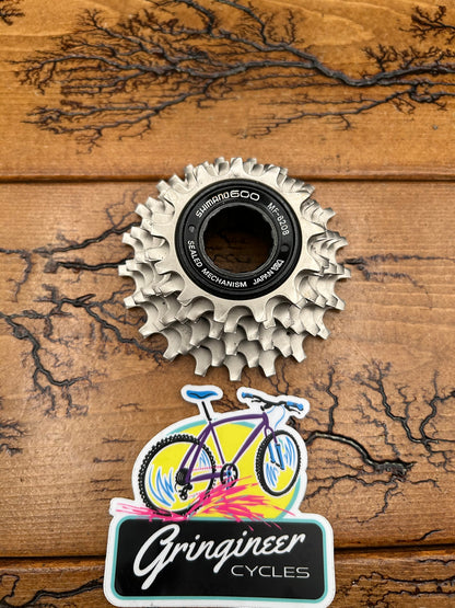 Shimano 600 MF-6208 13-21 6 Speed Freewheel NOS